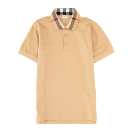 POLO SHIRT WITH "CHECK" COLLAR