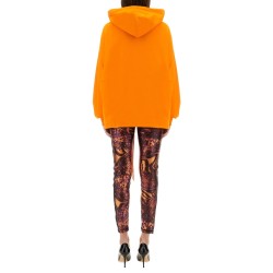 HOODIE WITH LOGO AND CRYSTALS