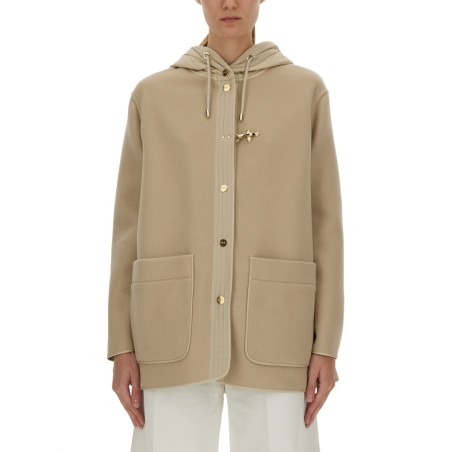 BIMATERIAL CABAN CAPE