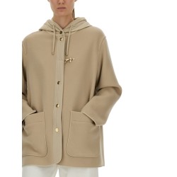 BIMATERIAL CABAN CAPE