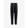 Drawstring Long certified virgin wool trousers