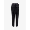 Drawstring Long certified virgin wool trousers