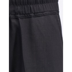 Drawstring Long certified virgin wool trousers