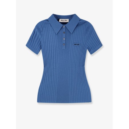Virgin wool polo shirt