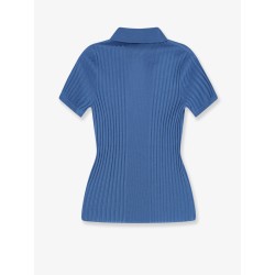 Virgin wool polo shirt