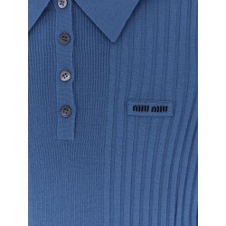 Virgin wool polo shirt
