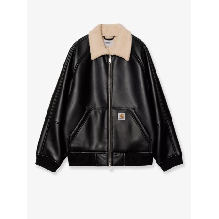 Shepton faux leather jacket