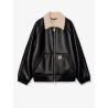 Shepton faux leather jacket