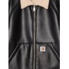 Shepton faux leather jacket