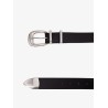 Western leather belt