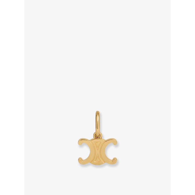 Celine Triomphe brass charm