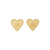 HEART EARRINGS WITH DG LOGO
