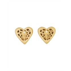 HEART EARRINGS WITH DG LOGO