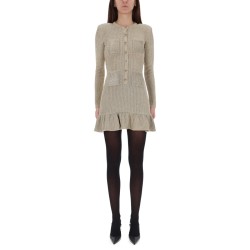 "GOLD LUREX" MIDI DRESS