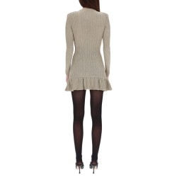 "GOLD LUREX" MIDI DRESS