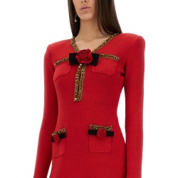 TEXTURED KNIT MINI DRESS