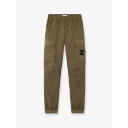Stretch cotton trousers
