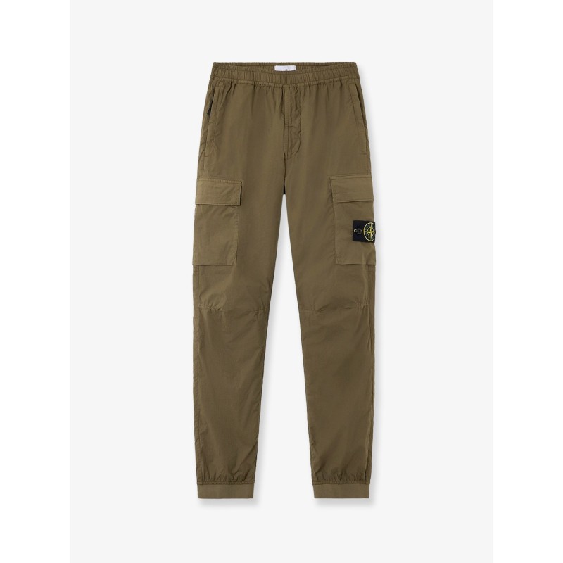 Stretch cotton trousers