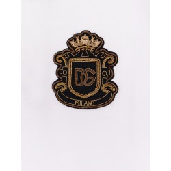 Cotton t-shirt with iconic logo patch