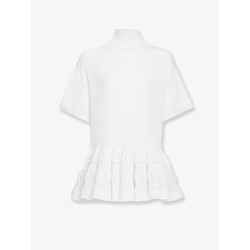 Peplum virgin wool sweater