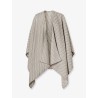 FF silk and wool poncho