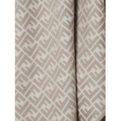 FF silk and wool poncho