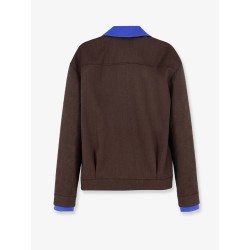 Virgin wool jacket with Logo detail