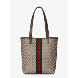 GG Monogram fabric Ophidia shopping bag