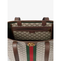 GG Monogram fabric Ophidia shopping bag