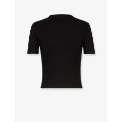 Ribbed cotton t-shirt