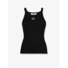 Ribbed cotton tank top