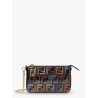 Baguette FF fabric clutch bag