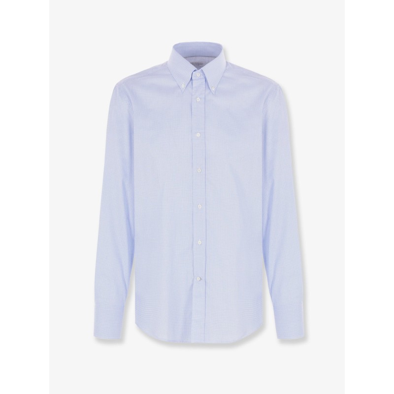 Slim Fit vichy cotton shirt