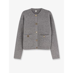 Wool and cashmere blend cardigan