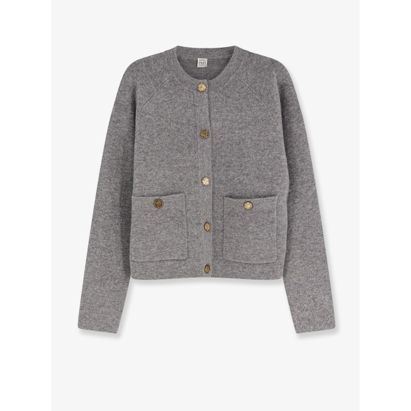 Wool and cashmere blend cardigan