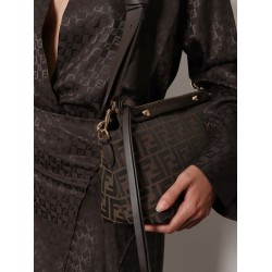 By The Way Soft Medium FF jacquard fabric and leather