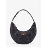 Quiltie 67 leather shoulder bag with Vlogo