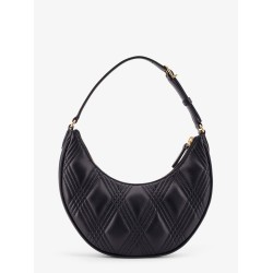 Quiltie 67 leather shoulder bag with Vlogo