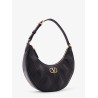 Quiltie 67 leather shoulder bag with Vlogo