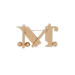 MONOGRAM BROOCH