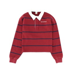 STRIPED POLO SHIRT WITH LOGO