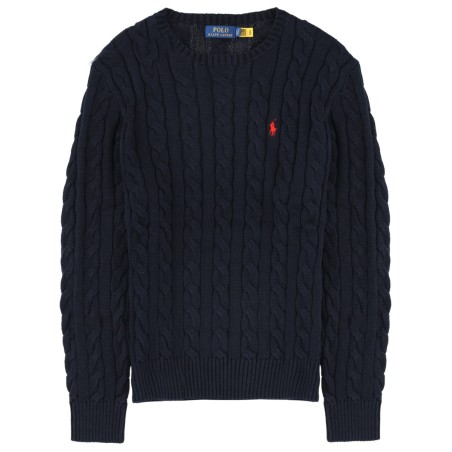 CABLE KNIT WITH LOGO