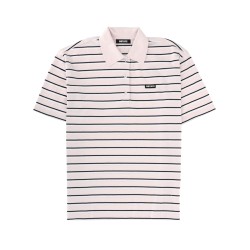 STRIPED POLO SHIRT WITH LOGO