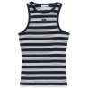 STRIPED SLEEVELESS TOP