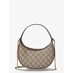 Ophidia GG Fabric and leather shoulder bag