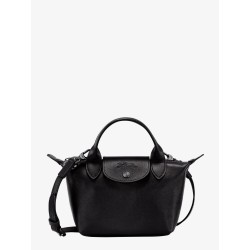 Le Pliage Xtra XS leather shoulder bag with engraved logo