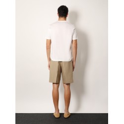 Silk and cotton t-shirt