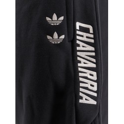 Cotton trouser with lateral embroidered logo