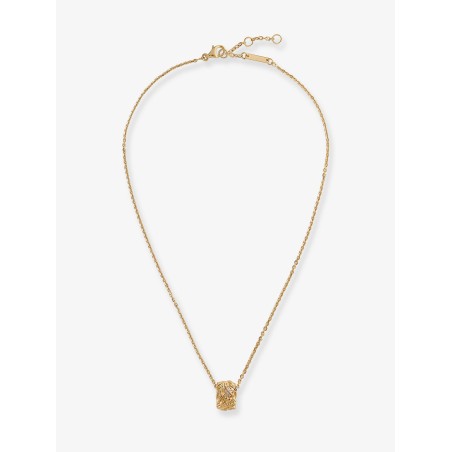 Silver necklace with Intreccio pendant