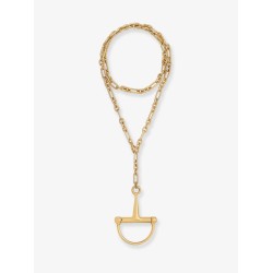 Half horsebit necklace